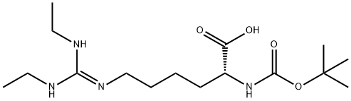 D-Lysine, N6-[bis(ethylaMino)Methylene]-N2-[(1,1-diMethylethoxy)carbonyl]- (9CI)