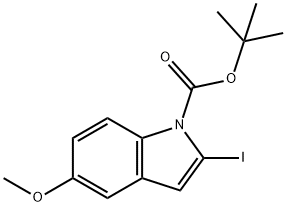 tert-butyl 2-iodo-5-Methoxy-1H-indole-1-carboxylate