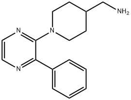 (1-(3-phenylpyrazin-2-yl)piperidin-4-yl)methanamine