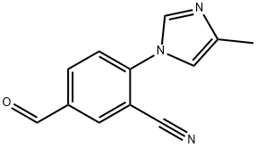 Benzonitrile, 5-formyl-2-(4-methyl-1H-imidazol-1-yl)-