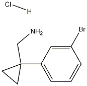 (1-(3-bromophenyl)cyclopropyl)methanamine hydrochloride