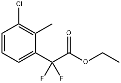 Ethyl 2-(3-chloro-2-methylphenyl)-2,2-difluoroacetate