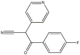 3-(4-Fluorophenyl)-3-oxo-2-(4-pyridinyl)propanenitrile