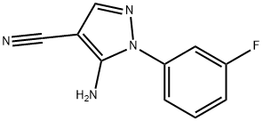 5-amino-1-(3-fluorophenyl)-1H-pyrazole-4-carbonitrile