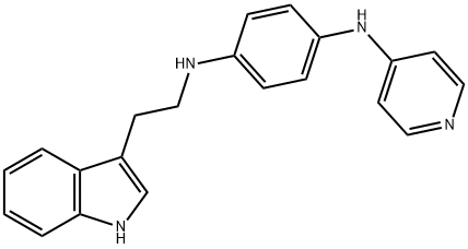 N-[2-(1H-Indol-3-yl)ethyl]-N'-(4-pyridinyl)-1,4-benzenediamine