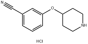 3-(4-Piperidinyloxy)benzonitrile hydrochloride