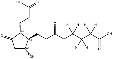 9,15-DIOXO-11ALPHA-HYDROXY-2,3,4,5-TETRANOR-PROSTAN-1,20-DIOIC-17,17,18,18,19,19-D6 ACID