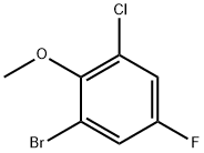 2-BROMO-6-CHLORO-4-FLUOROANISOLE