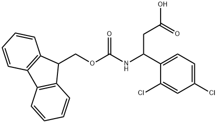 3-(2,4-dichlorophenyl)-3-{[(9H-fluoren-9-ylmethoxy)carbonyl]amino}propanoic acid