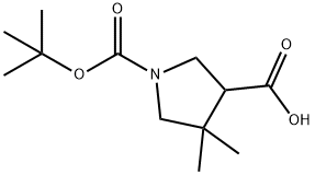 1-BENZYL-4,4-DIMETHYL-PYRROLIDINE-3-CARBOXYLIC ACID
