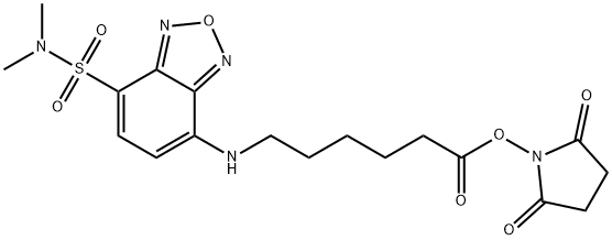 4-(N,N-DIMETHYLAMINOSULFONYL)-7-[5-(SUCCINIMIDYLOXYCARBONYL)PENTYLAMINO]-2,1,3-BENZOXADIAZOLE