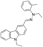 9-ETHYL-3-[N-ETHYL-N-(O-TOLYL)HYDRAZONOMETHYL]CARBAZOLE