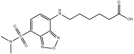 4-(5-CARBOXYPENTYLAMINO)-7-(N,N-DIMETHYLAMINOSULFONYL)-2,1,3-BENZOXADIAZOLE