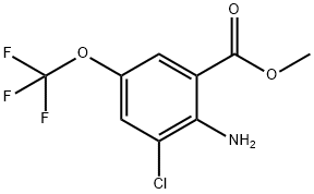 2-AMINO-3-CHLORO-5-(TRIFLUOROMETHOXY)BENZOIC ACID METHYL ESTER