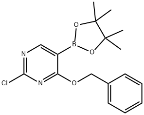 4-BENZYLOXY-2-CHLOROPYRIMIDINE-5-BORONIC ACID PINACOL ESTER