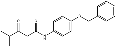 N-4-BENZYLOXYPHENYL ISOBUTYRYLACETAMIDE