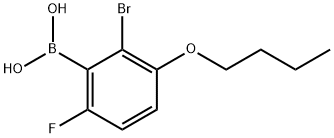 2-BROMO-3-BUTOXY-6-FLUOROPHENYLBORONIC ACID