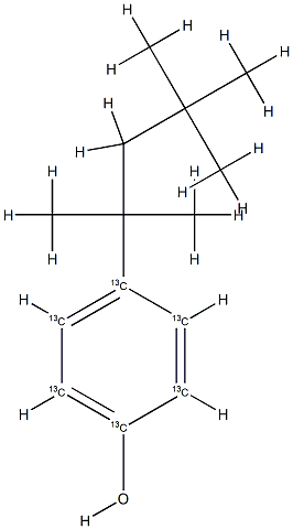 4-(1,1,3,3-Tetramethylbutyl)phenol-13C6, 4-tert-OP-13C6