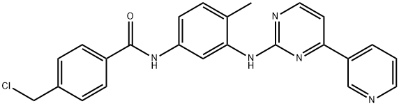 4-Chloromethyl-N-[4-methyl-3-[[4-(pyridin-3-yl)pyrimidin-2-yl]amino]phenyl]benzamide